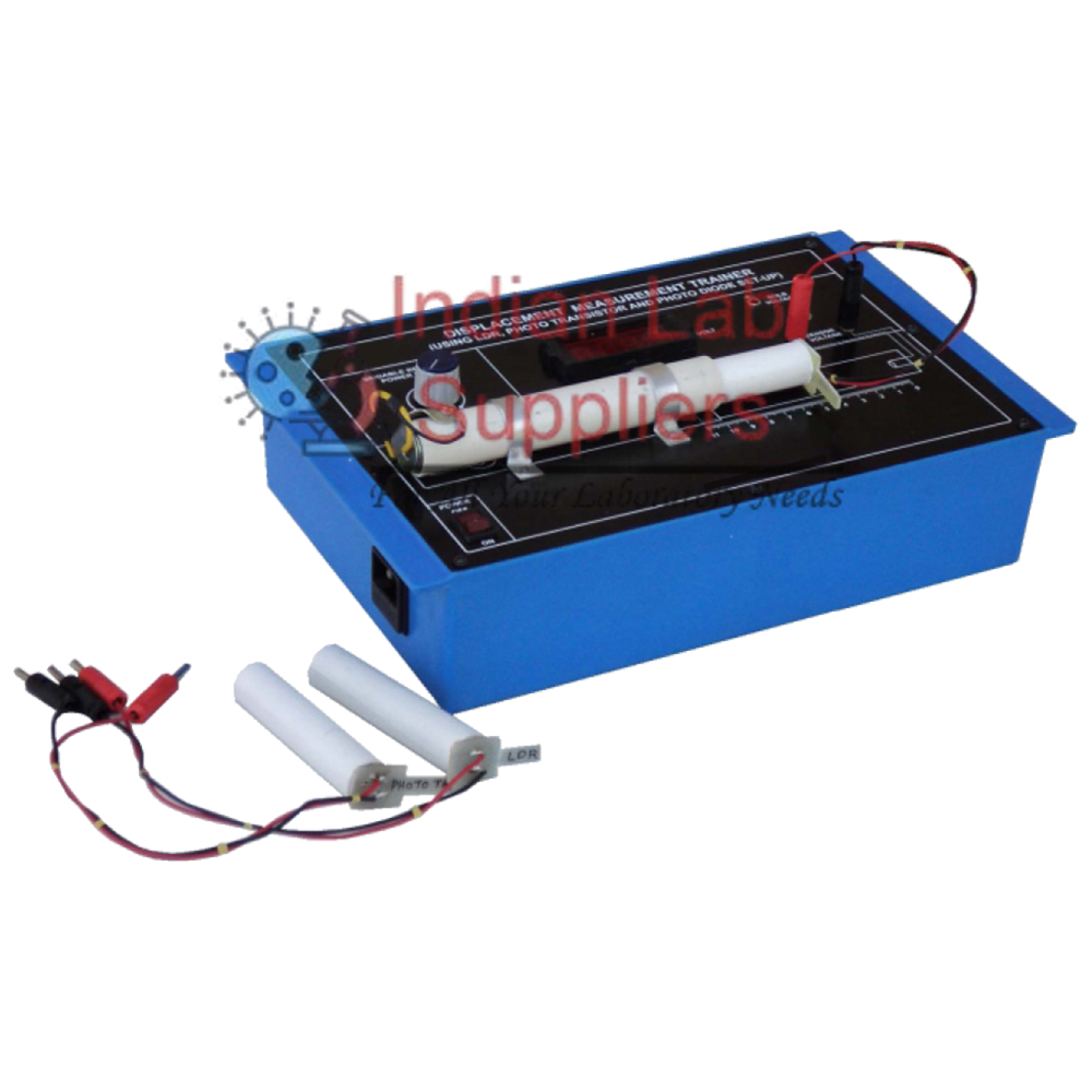 Displacement Measurement Trainer Using LDR, Photo Transistor and Photo Diode Setup